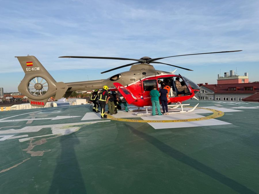 Prvo slijetanje helikoptera na krov COB-a: Iz Varaždina pacijent hitno prevezen u KB Dubrava