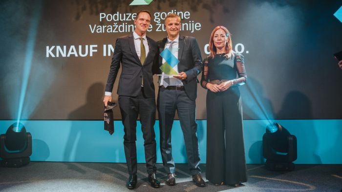 Knauf Insulation dobitnik nagrade &bdquo;Poduzetnik godine Varaždinske županije&ldquo;  &nbsp;