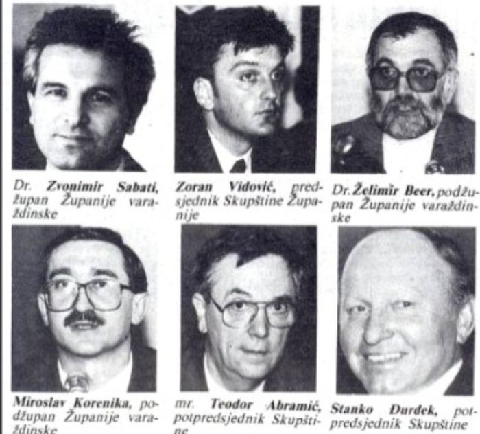 Na dana&scaron;nji dan prije trideset godina održana prva konstituirajuća sjednica Skup&scaron;tine Varaždinske županije, za župana izabran dr.sc. Zvonimir Sabati, a za predsjednika Skup&scaron;tine Zoran Vidović