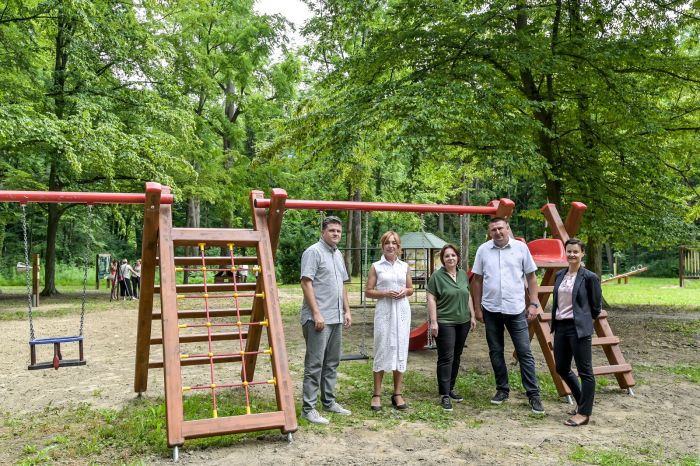 Zavr&scaron;eni su radovi na uređenju edukativnog dječjeg igrali&scaron;ta u Dravskoj park-&scaron;umi u Varaždinu