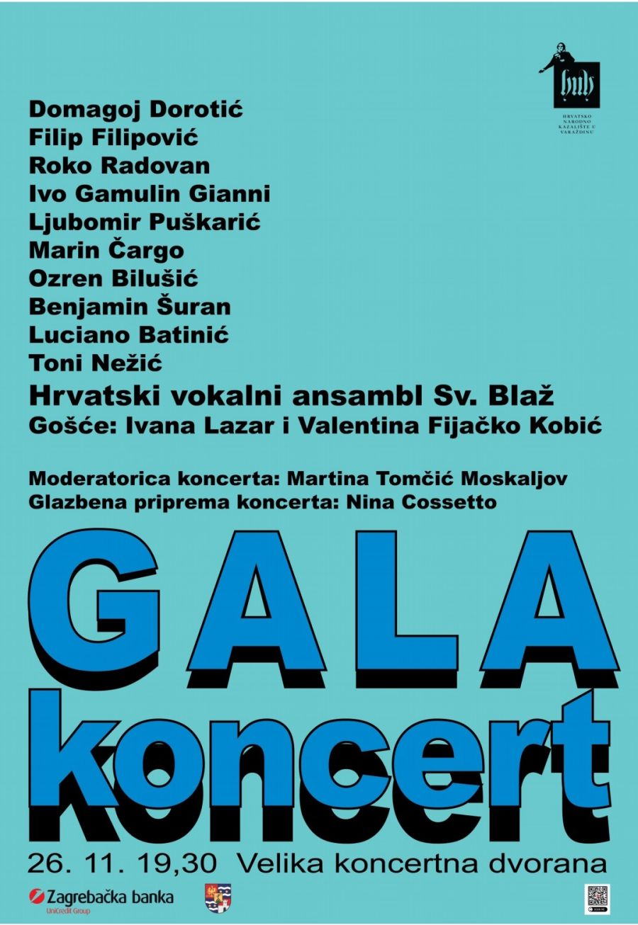 Gala koncert HRVATSKOG VOKALNOG ANSAMBLA SV. BLAŽ