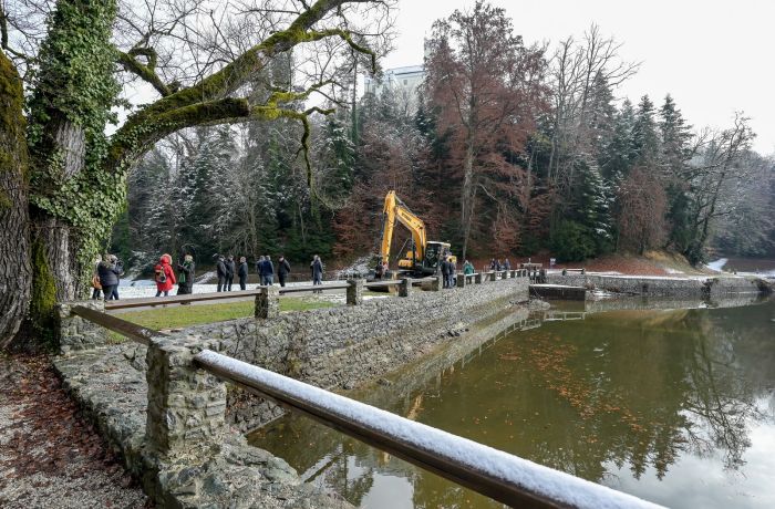 Krenuli radovi na izmuljivanju jezera Trako&scaron;ćan