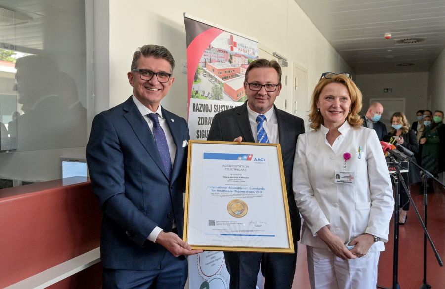 Općoj bolnici Varaždin dodijeljeni certifikati kvalitete