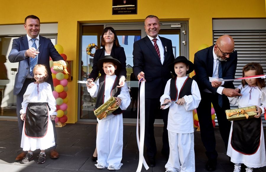U Beletincu otvoren moderni dječji vrtić &bdquo;Gumbek&ldquo;, otvorenju prisustvovali ministrica Trami&scaron;ak i župan Stričak