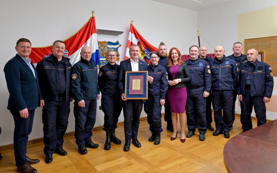 Dan europskog broja 112: prijem za djelatnike Županijskog centra 112 Varaždin