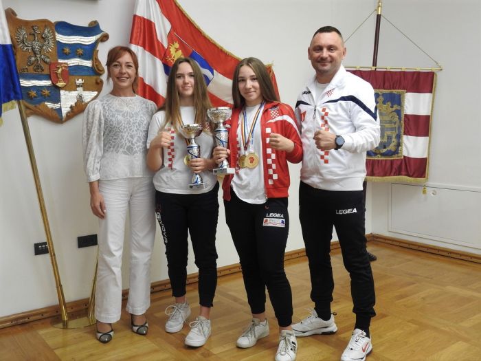 Prijem za osvajačicu naslova europske boksačke prvakinje u te&scaron;koj kategoriji (do 70 kg) Lorenu Horvat