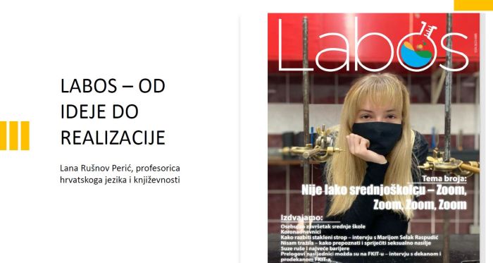 Uz upoznavanje s nagrađenim &scaron;kolskim listom &bdquo;Labos&ldquo; i prikazom rada u alatu CanvaPro nastavlja se "Go&Scaron;ko"