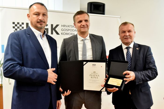 HGK dodijelio Zlatne kune najuspje&scaron;nijim tvrtkama Varaždinske županije za 2024. godinu
